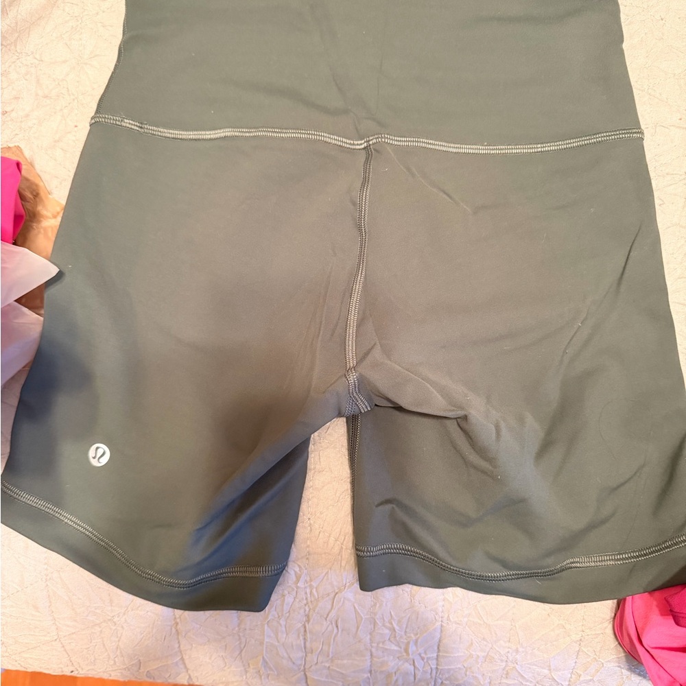 lululemon athletica Dark Gray Bike Shorts
